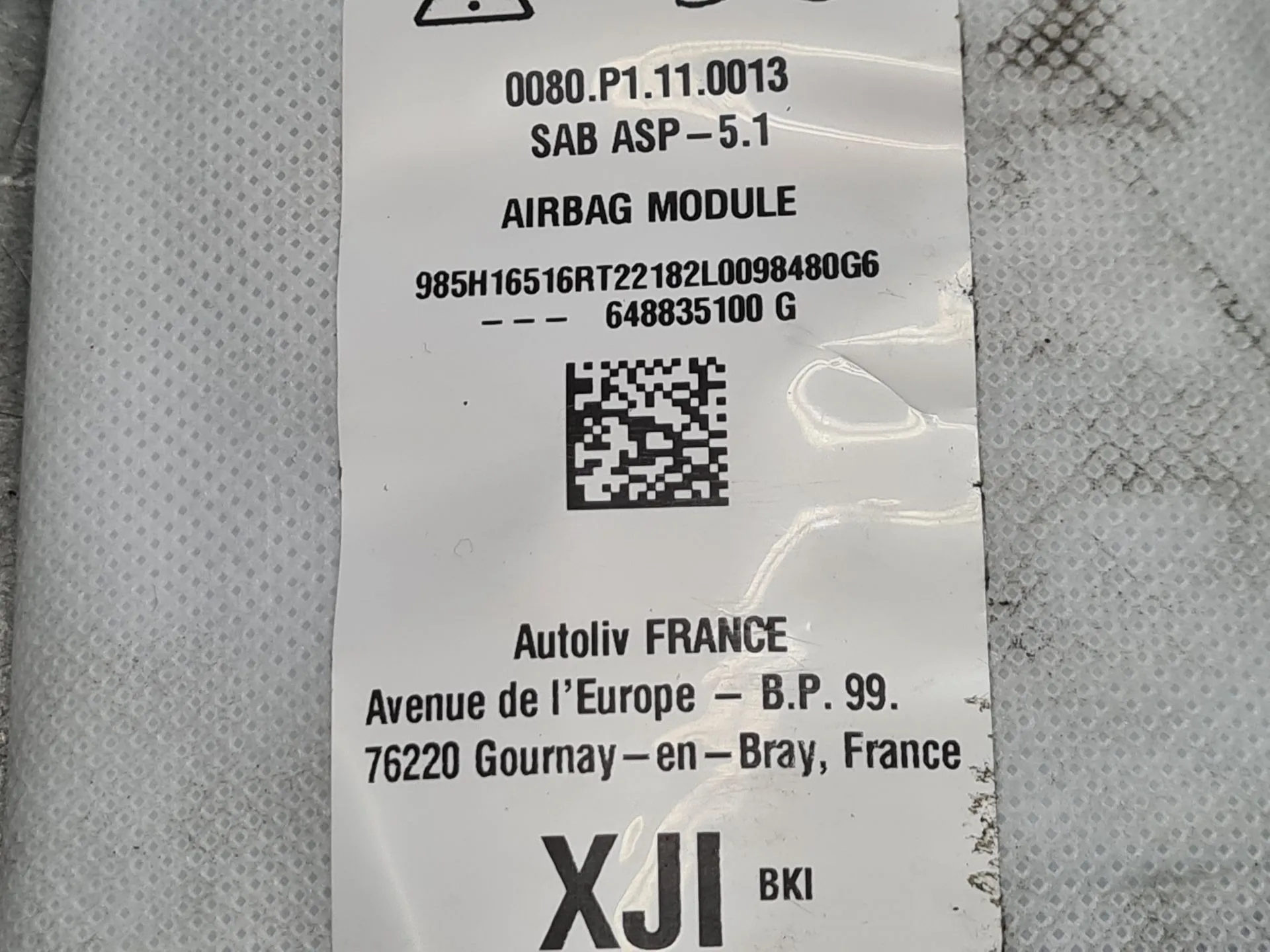 Airbag Guache DACIA Sandero III Imagem-3