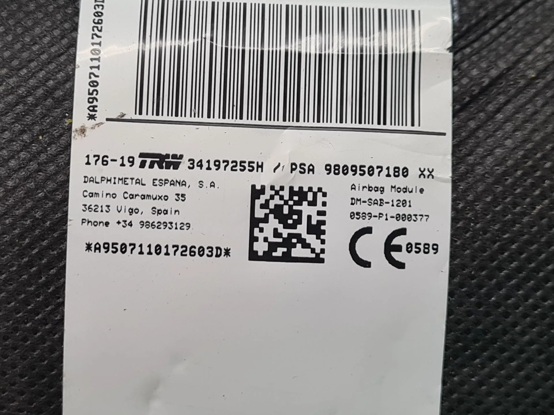Airbag Izquierdo PEUGEOT 508 SW II Imagem-3