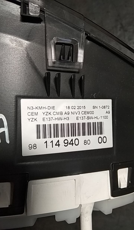 Quadrante / painel de instrumentos PEUGEOT 208 Imagem-4