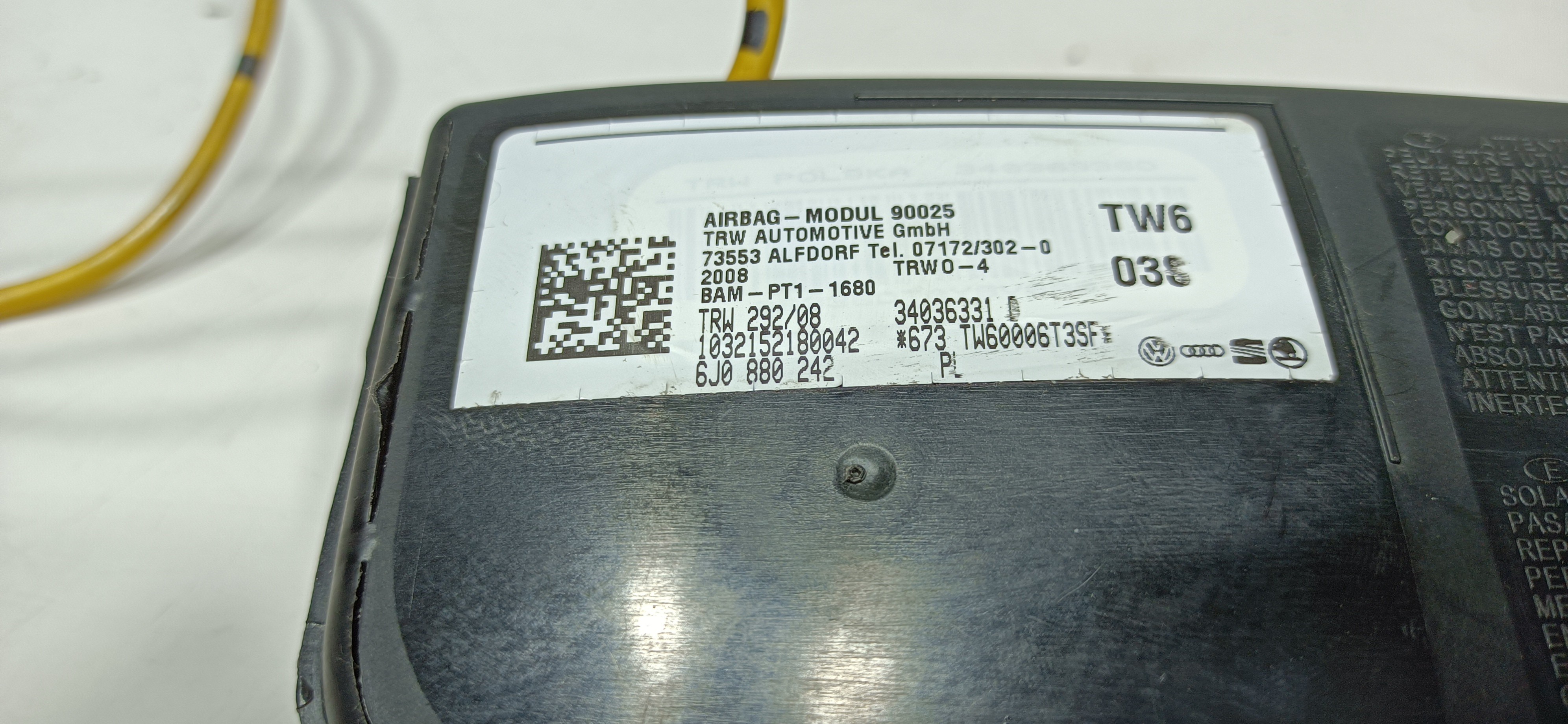 Airbag Derecho SEAT Ibiza IV (6J5, 6P1) Imagem-2