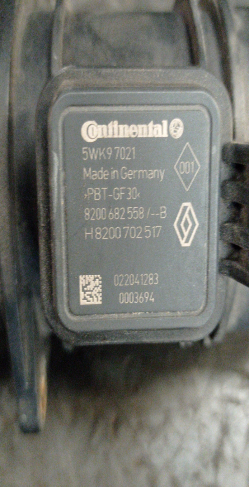 Débitmètre d'air massique (MAF) RENAULT Megane III (BZ0_) Imagem-1