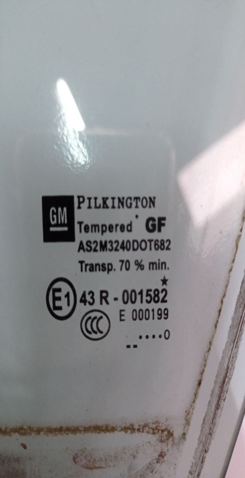 Left front door glass OPEL Astra J Imagem-2