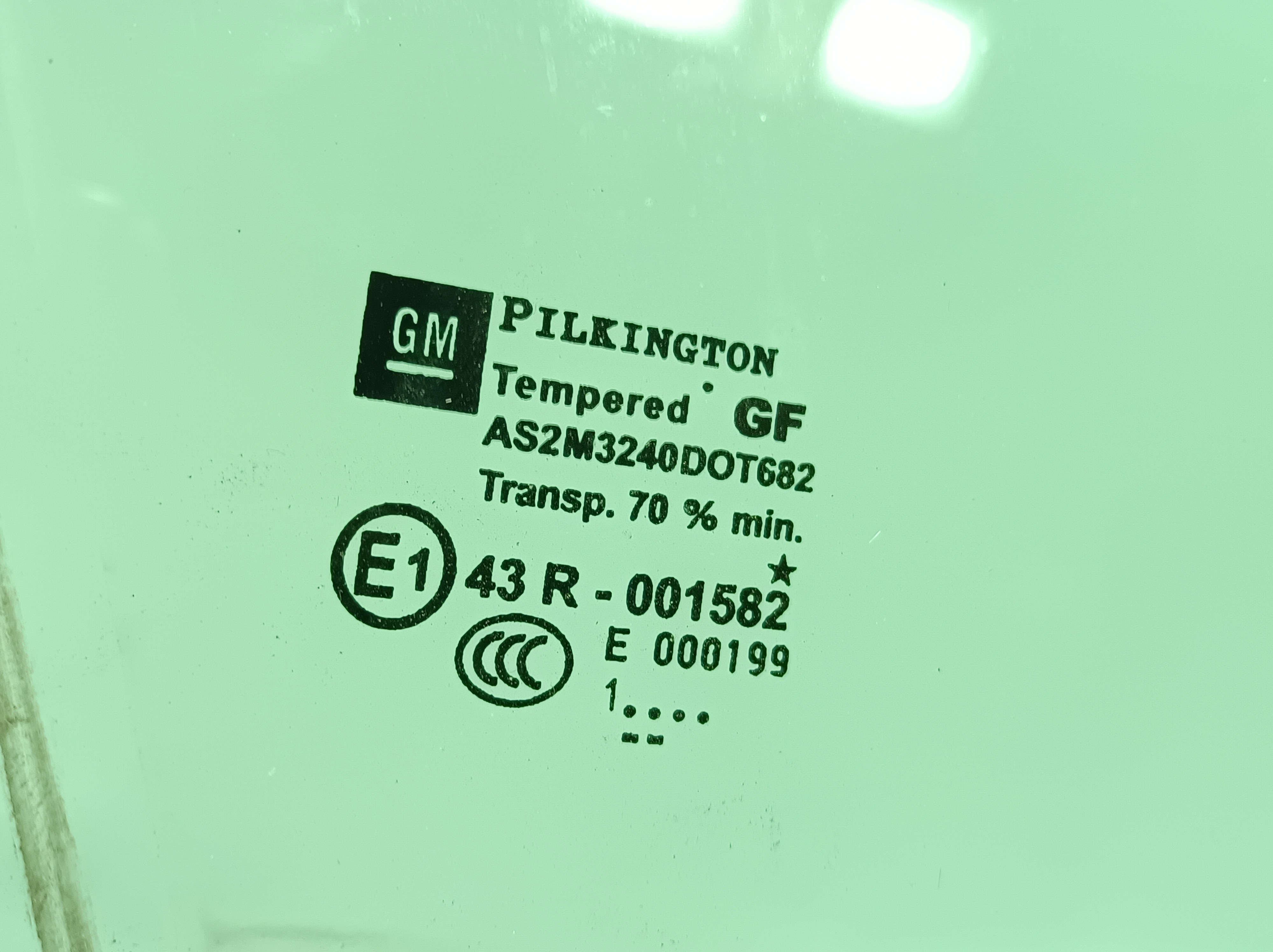 Vetro porta anteriore destra OPEL Astra J Imagem-1