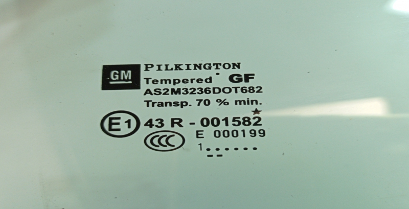 Right rear door glass OPEL Astra J Imagem-1