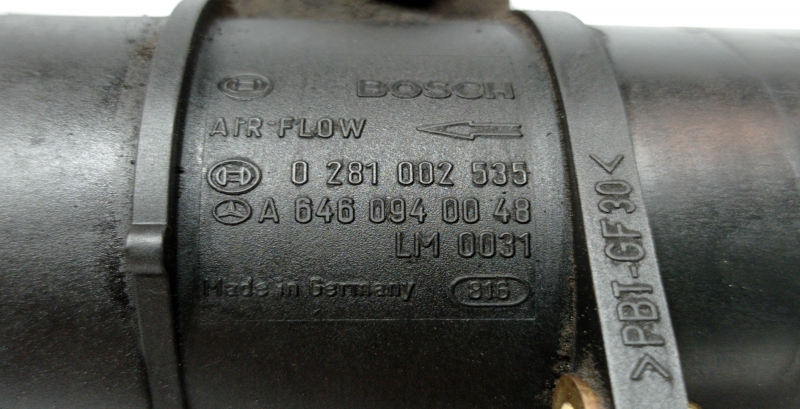 Débitmètre d'air massique (MAF) MERCEDES-BENZ Classe C (W204) Imagem-3