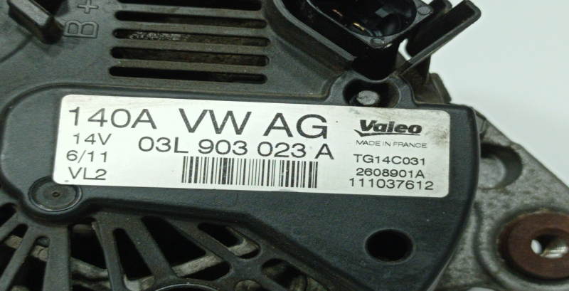 Alternateur VOLKSWAGEN Polo (6R, 6C) Imagem-3