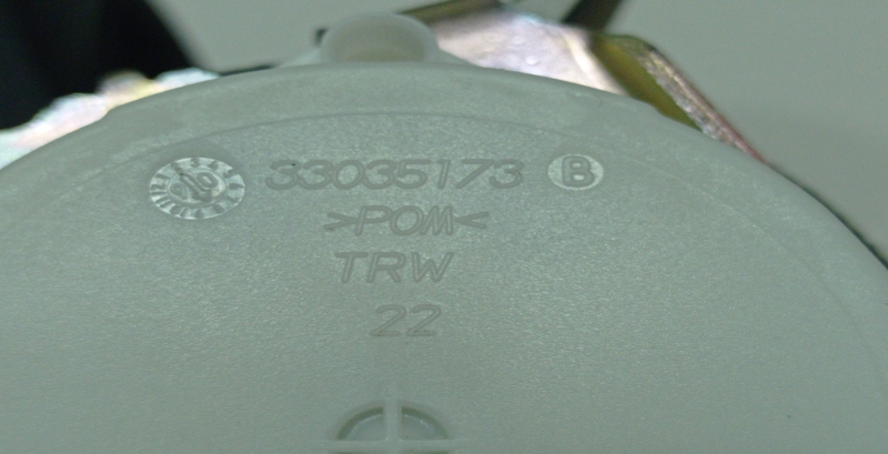 Left rear seatbelt AUDI A3 (8P1) Imagem-2