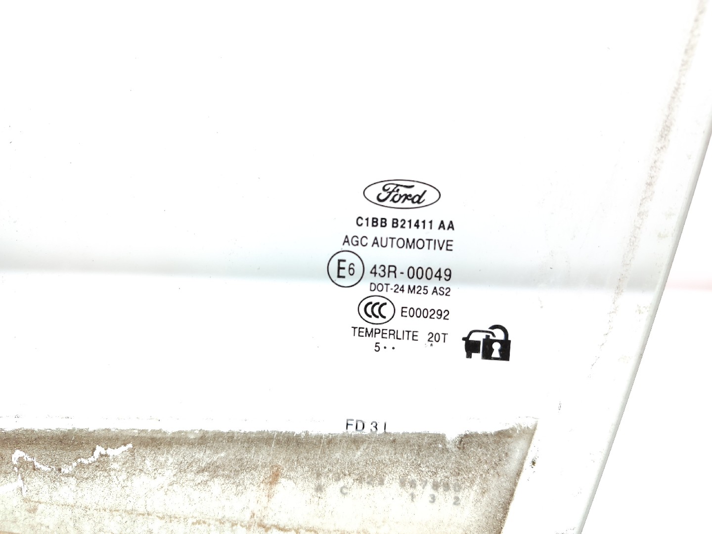 Vetro porta anteriore sinistra FORD Fiesta VI (CB1, CCN) Imagem-1