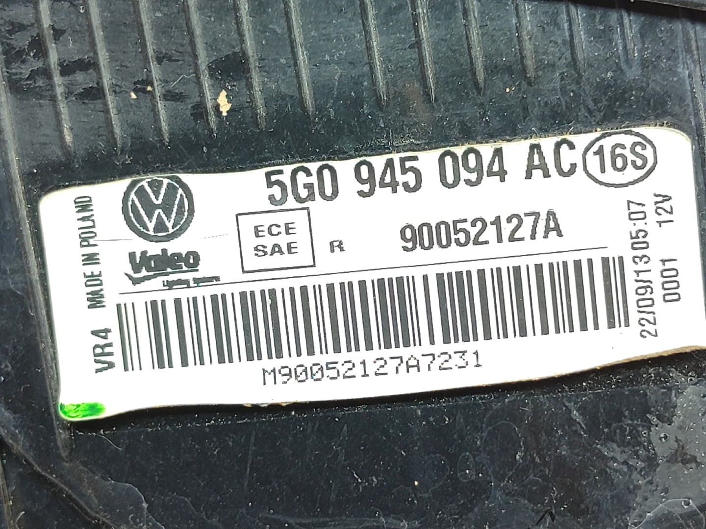 Feu de coffre Droite VOLKSWAGEN Golf VII (5G1, BQ1, BE1, BE2) Imagem-4