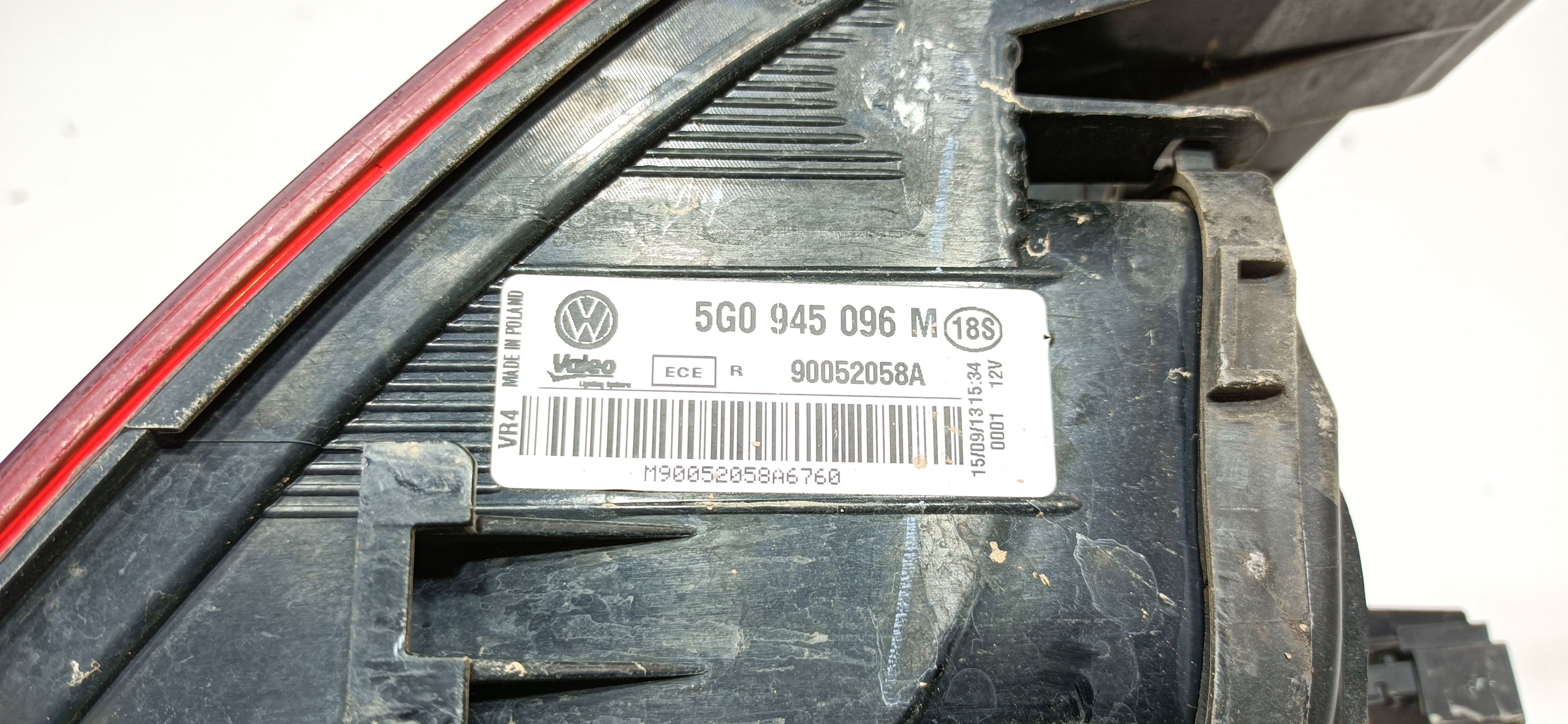 Right Tail light VOLKSWAGEN Golf VII (5G1, BQ1, BE1, BE2) Imagem-3