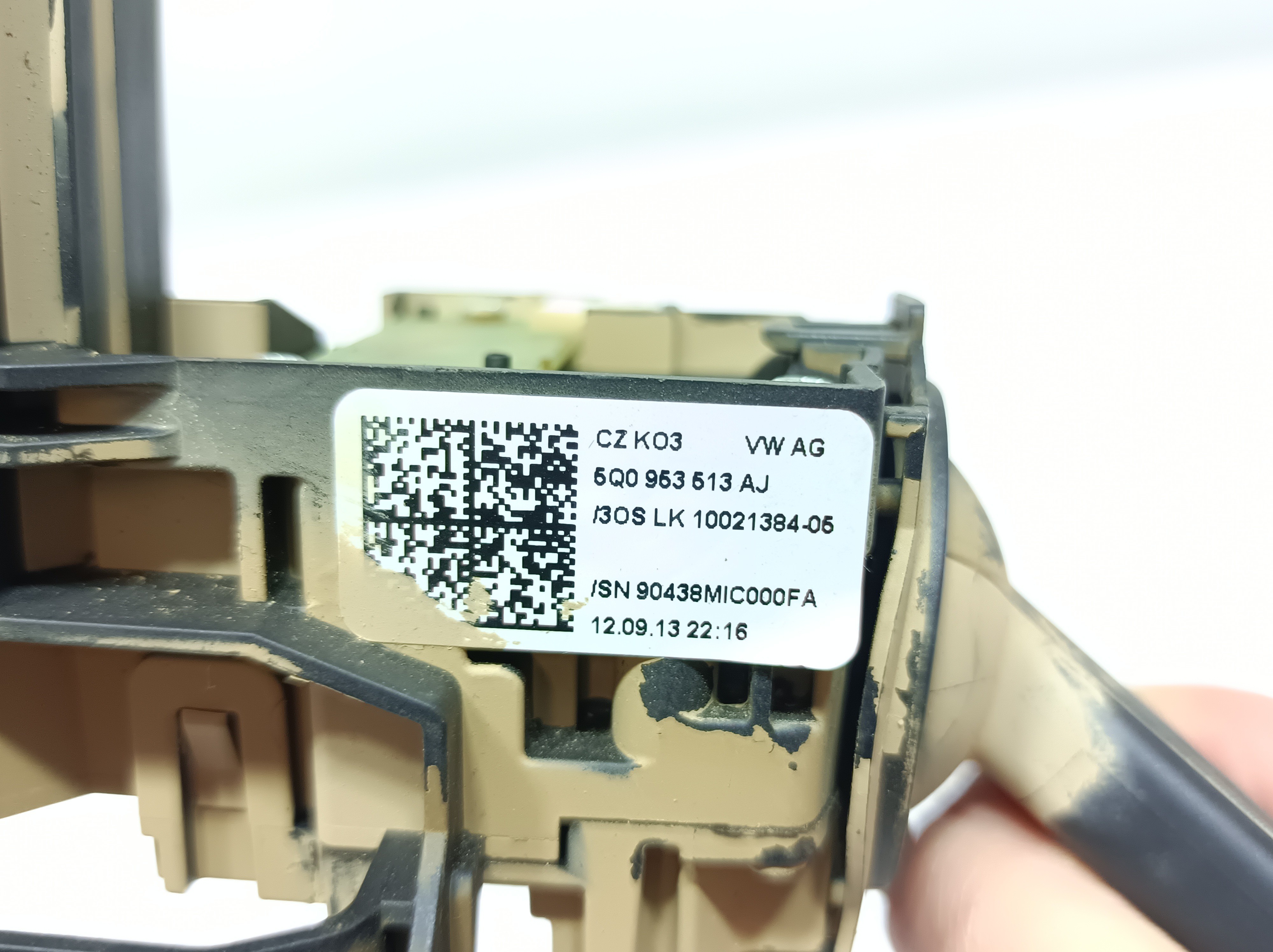 Ensemble leviers d'éclairage et essuie-glace VOLKSWAGEN Golf VII (5G1, BQ1, BE1, BE2) Imagem-3