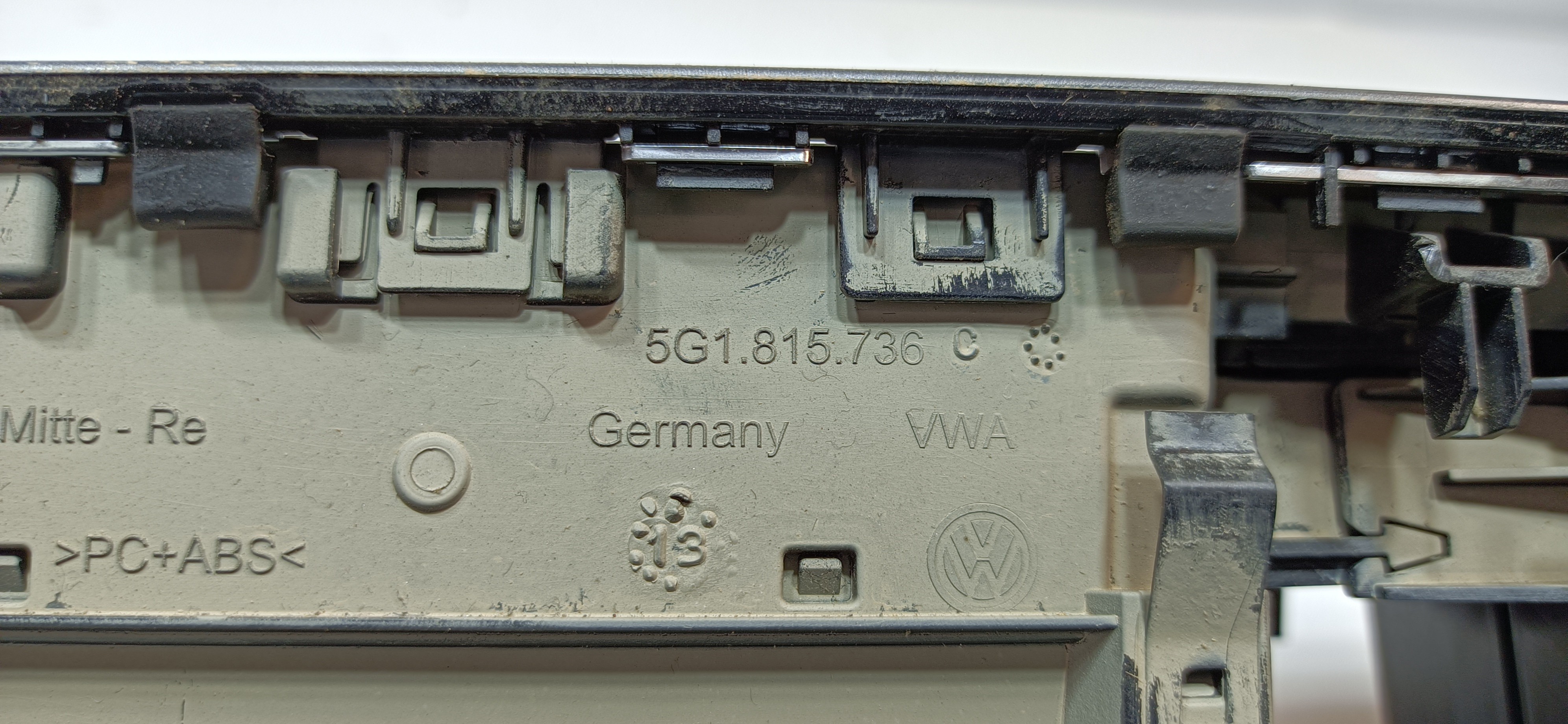 Paratie del riscaldamento VOLKSWAGEN Golf VII (5G1, BQ1, BE1, BE2) Imagem-3