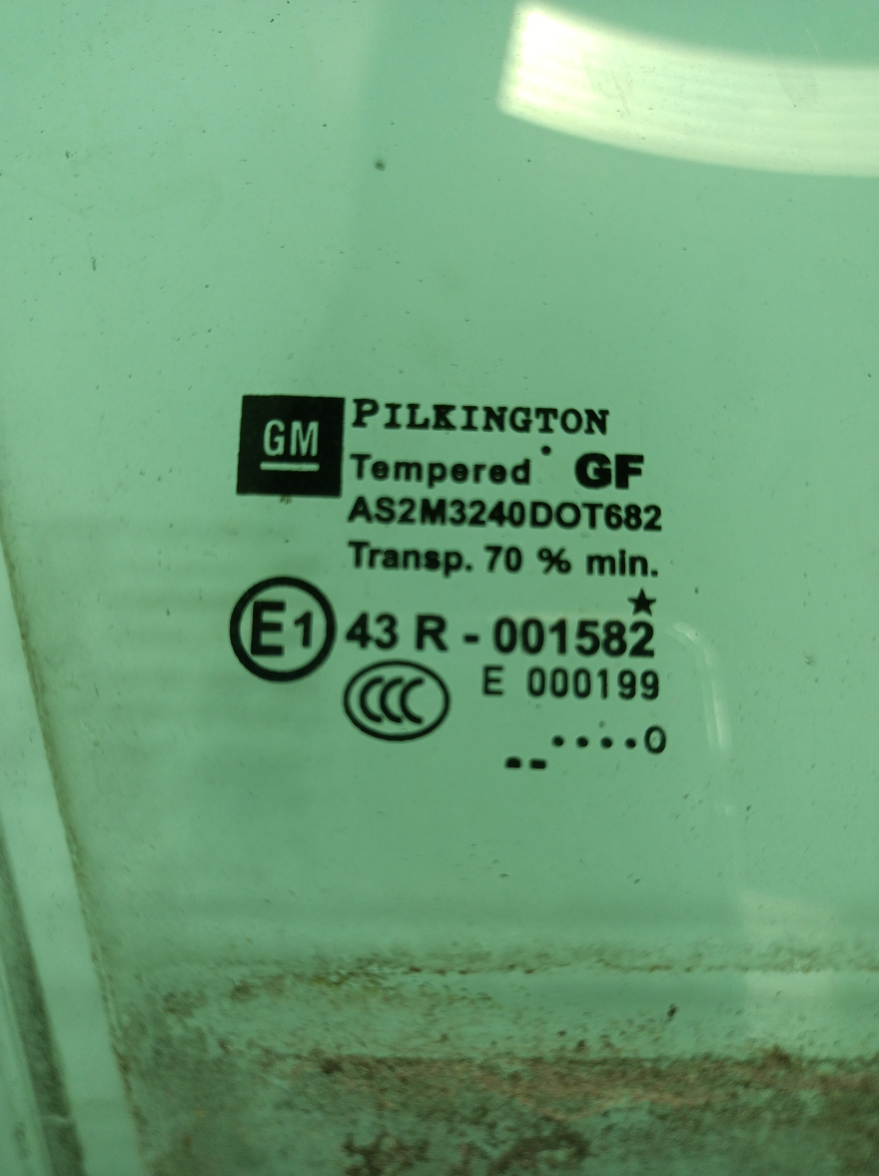 Vetro porta anteriore destra OPEL Astra J Imagem-1