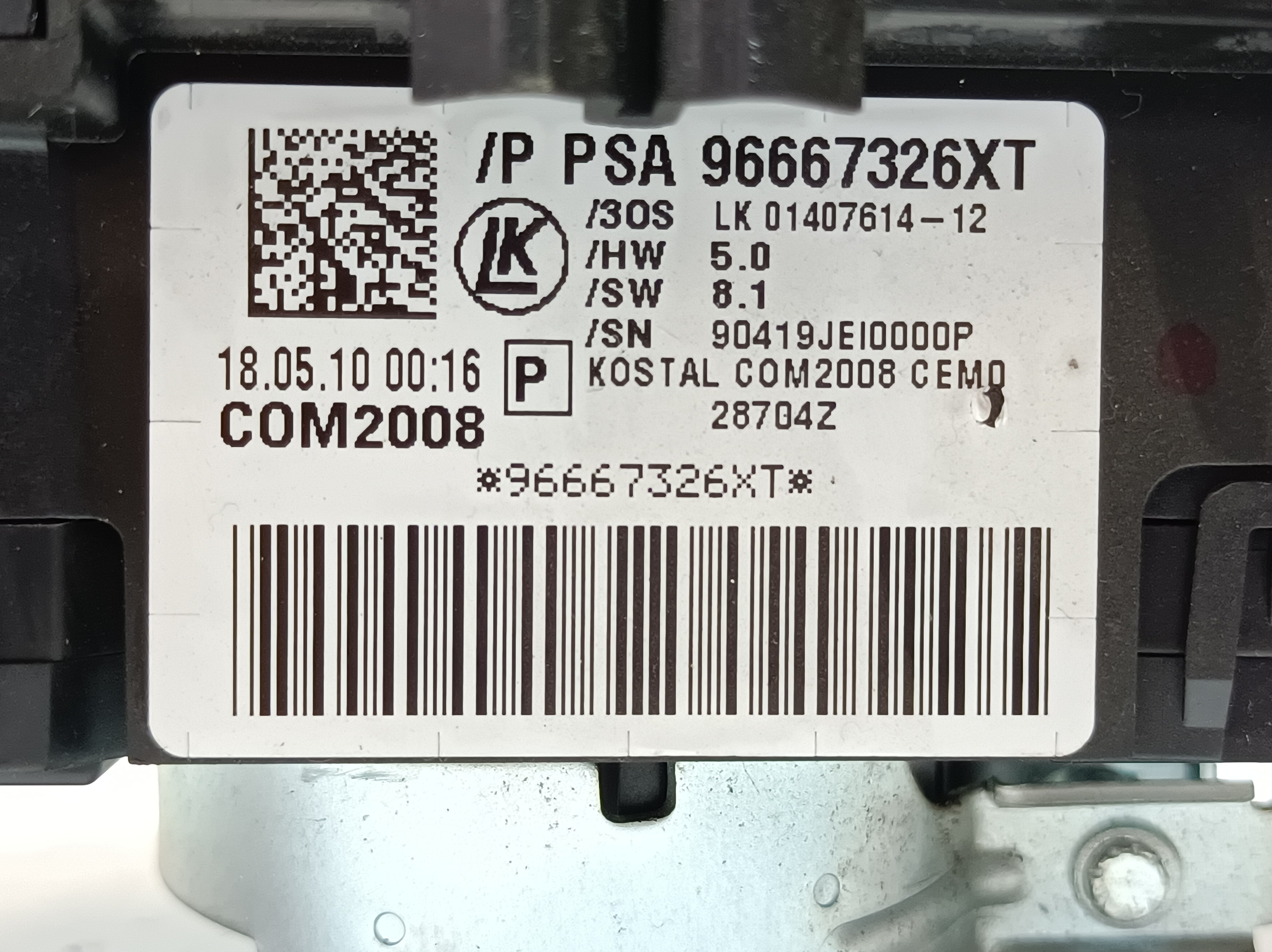 Ensemble leviers d'éclairage et essuie-glace CITROËN DS3 Imagem-3