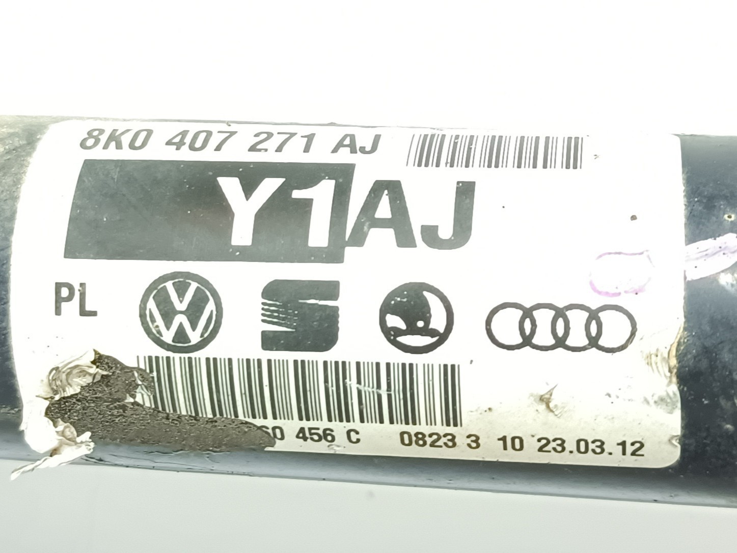 Transmission avant gauche AUDI A4 Avant (8K5, B8) Imagem-3