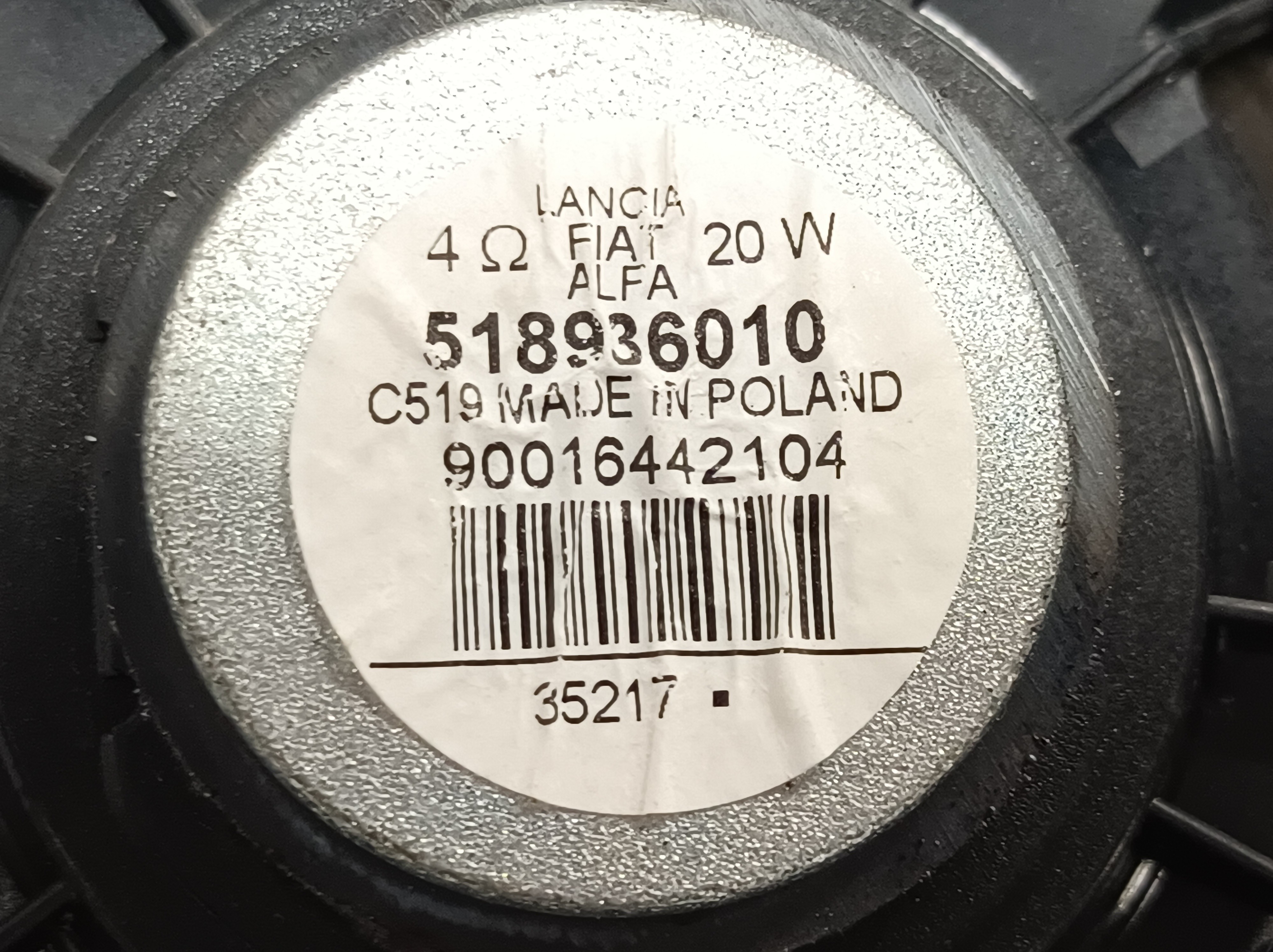 Columna de sonido FIAT Tipo Hatchback (357_) Imagem-2