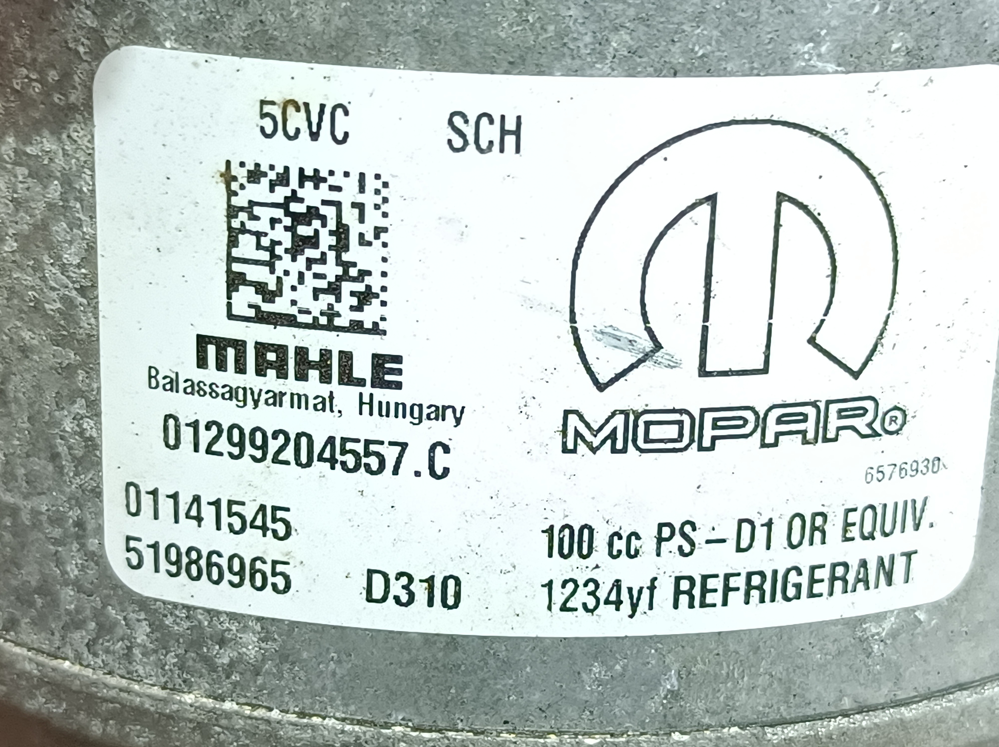 AC compressor FIAT Tipo Hatchback (357_) Imagem-2