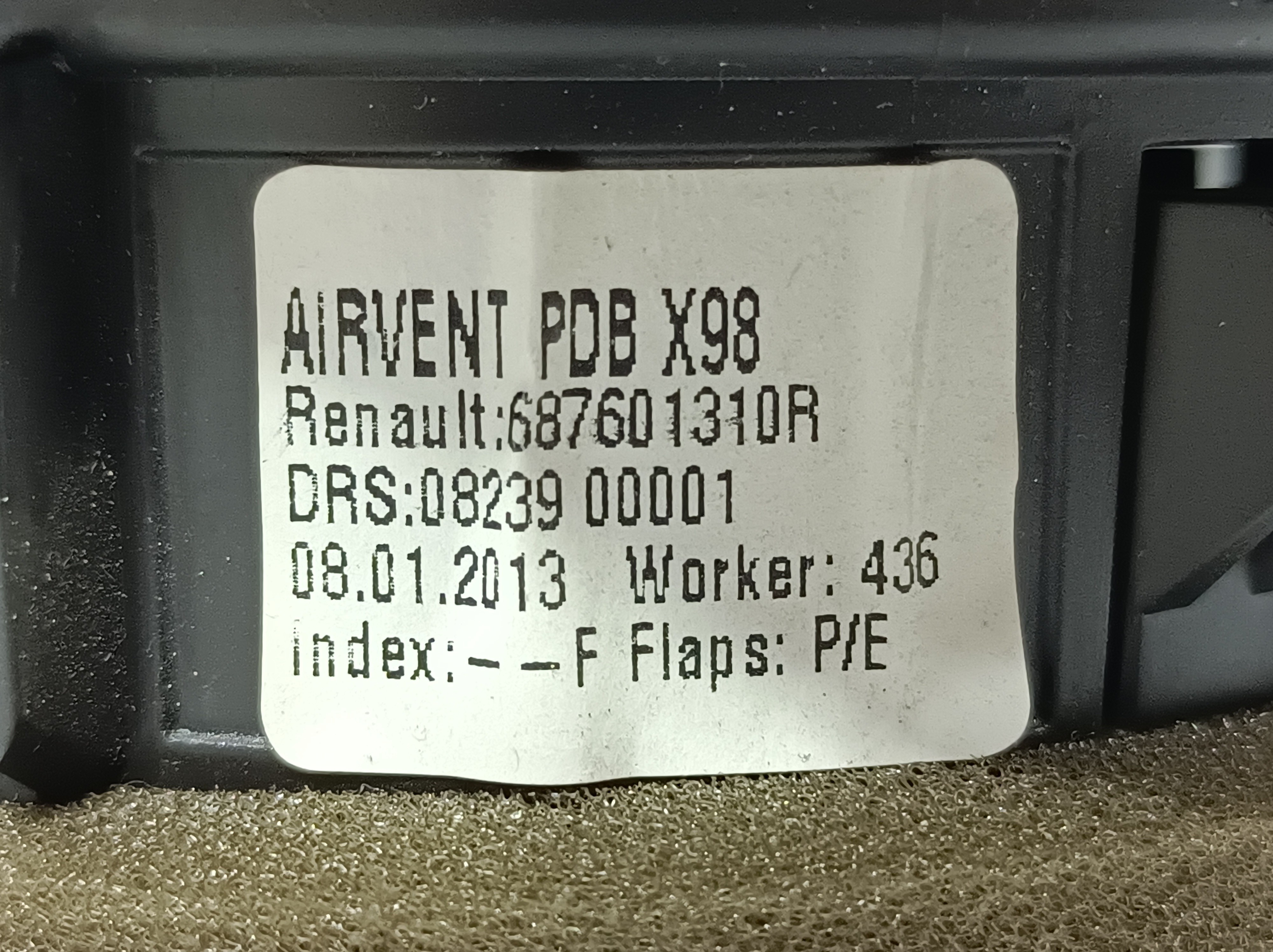 Volets de chauffage RENAULT Clio IV (BH_) Imagem-2