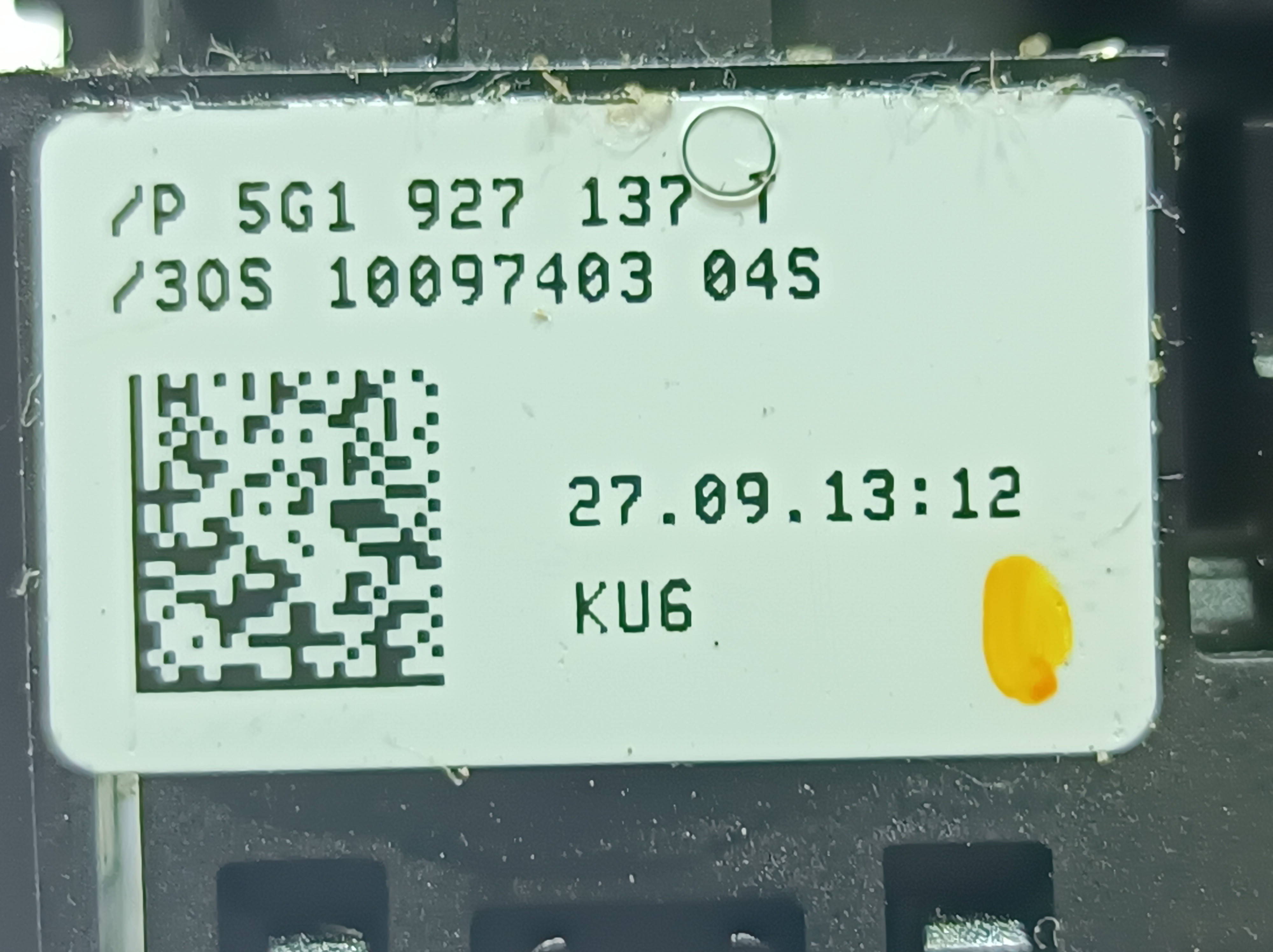 Start&Stop switch VOLKSWAGEN Golf VII Variant (BA5, BV5) Imagem-3