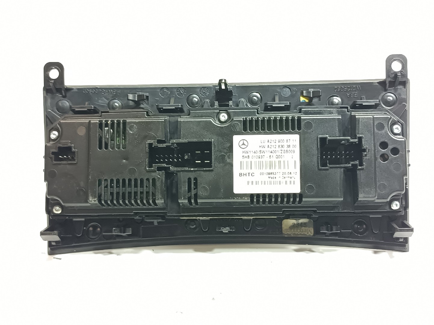 Bouton / interrupteur climatisation MERCEDES-BENZ Classe E (W212) Imagem-1