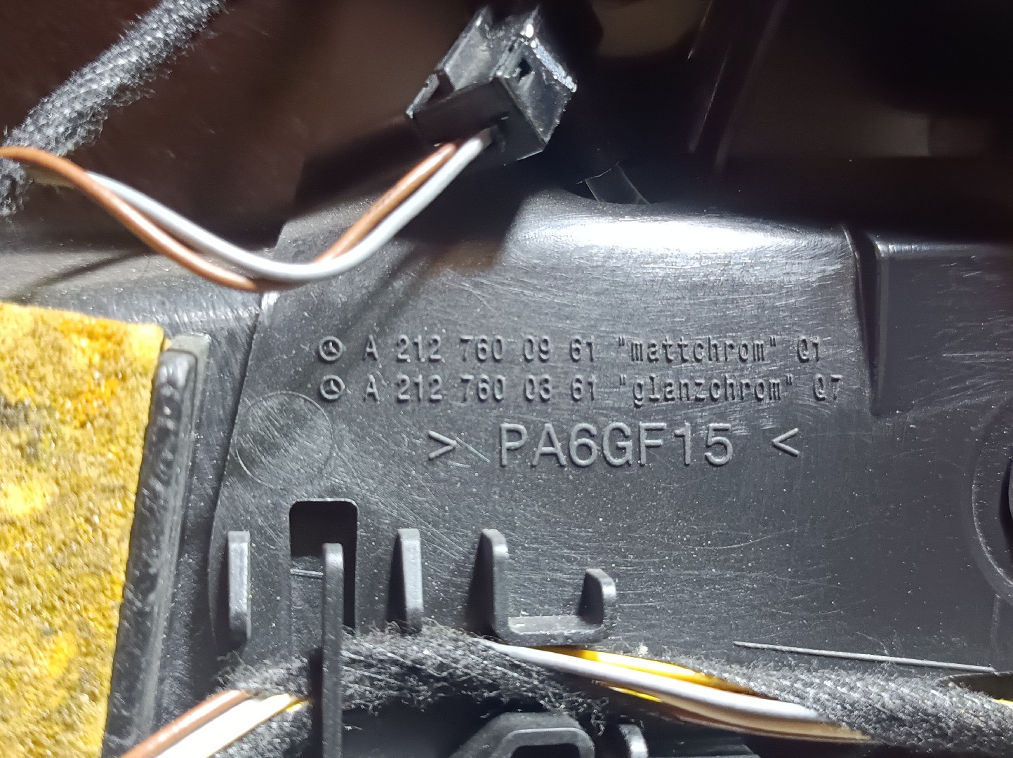 Panneau de porte arrière gauche MERCEDES-BENZ Classe E (W212) Imagem-2