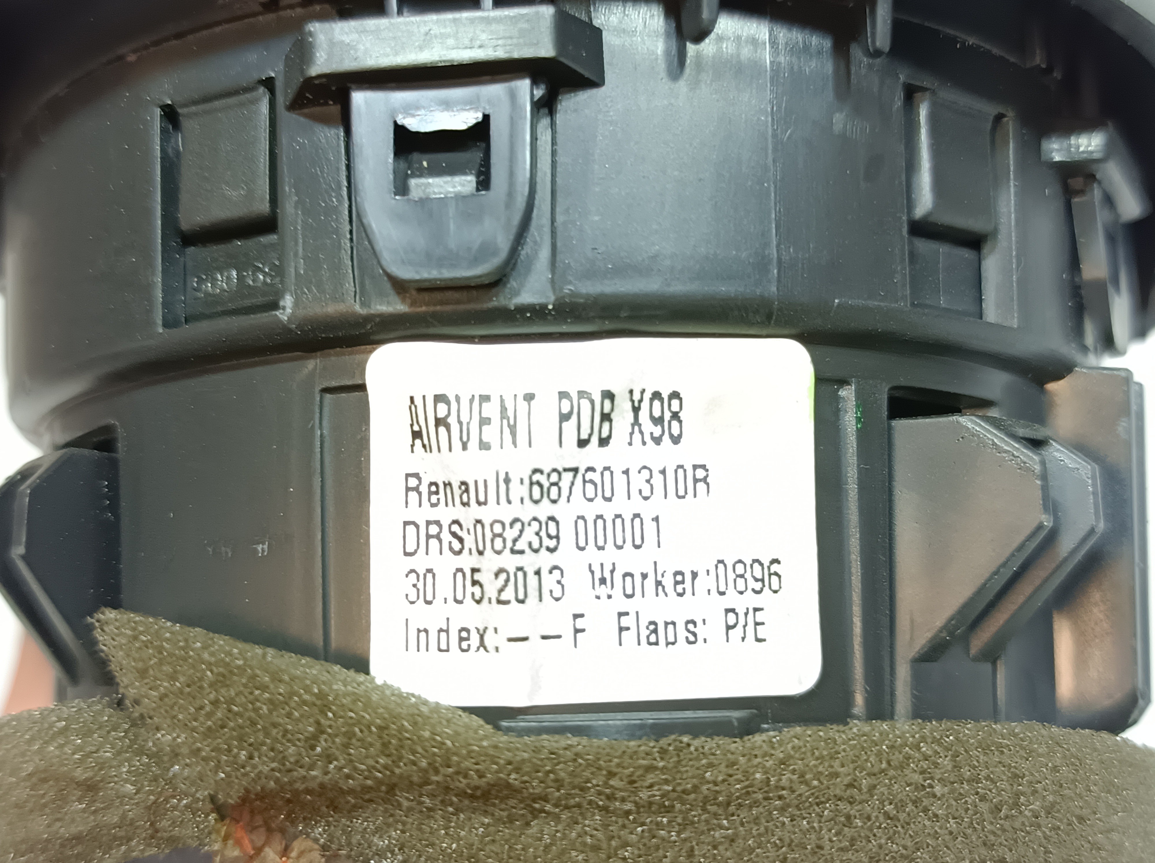 Volets de chauffage RENAULT Clio IV (BH_) Imagem-2