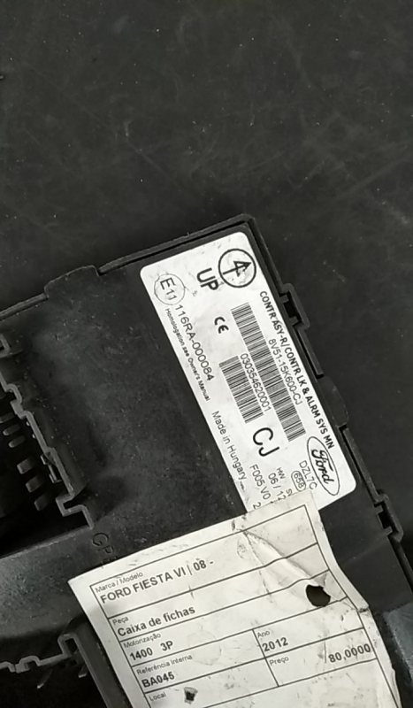 Scatola fusibili / SAM / BSI FORD Fiesta VI (CB1, CCN) Imagem-2