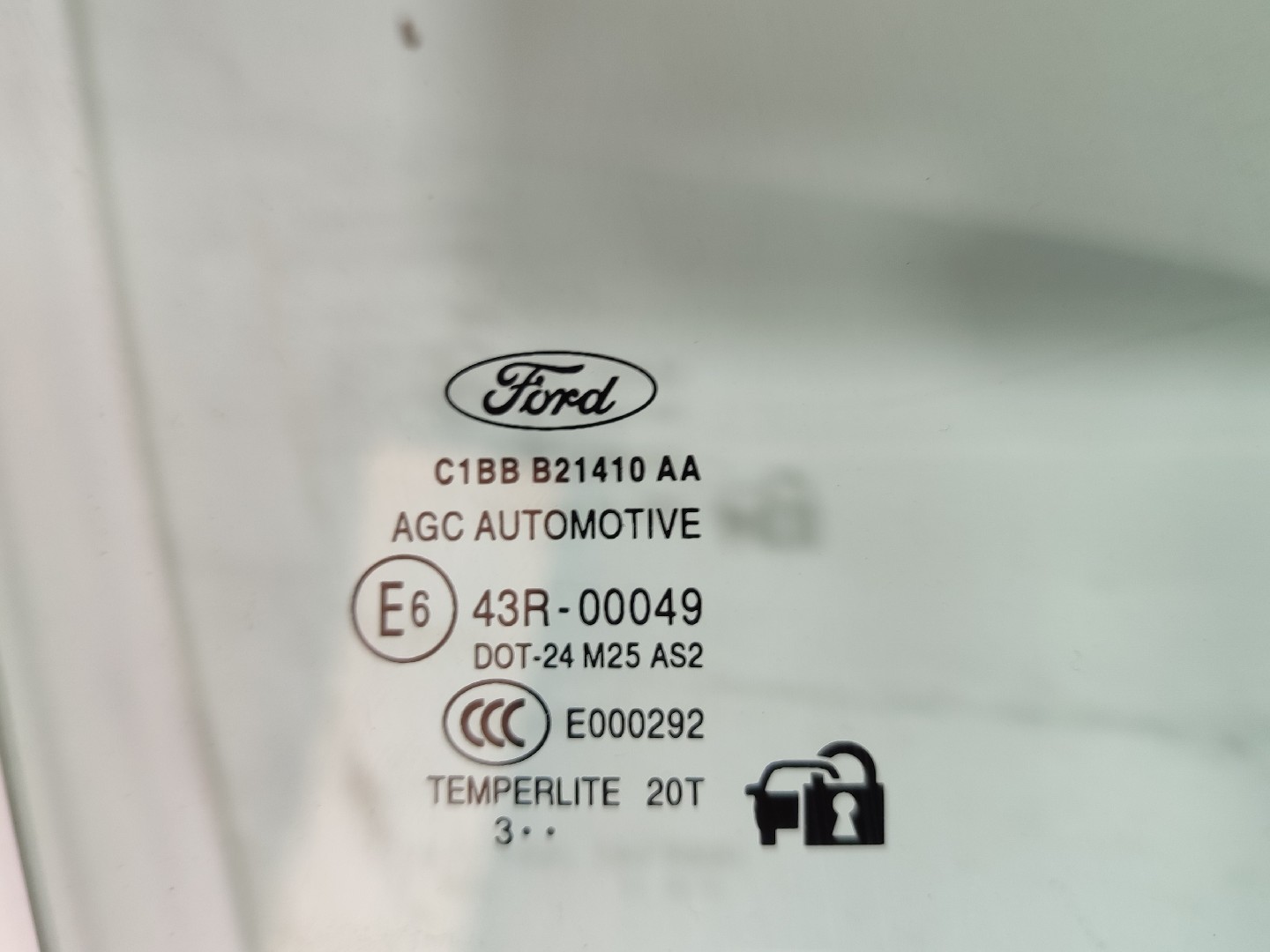 Vidro porta frente direita FORD Fiesta VI (CB1, CCN) Imagem-1