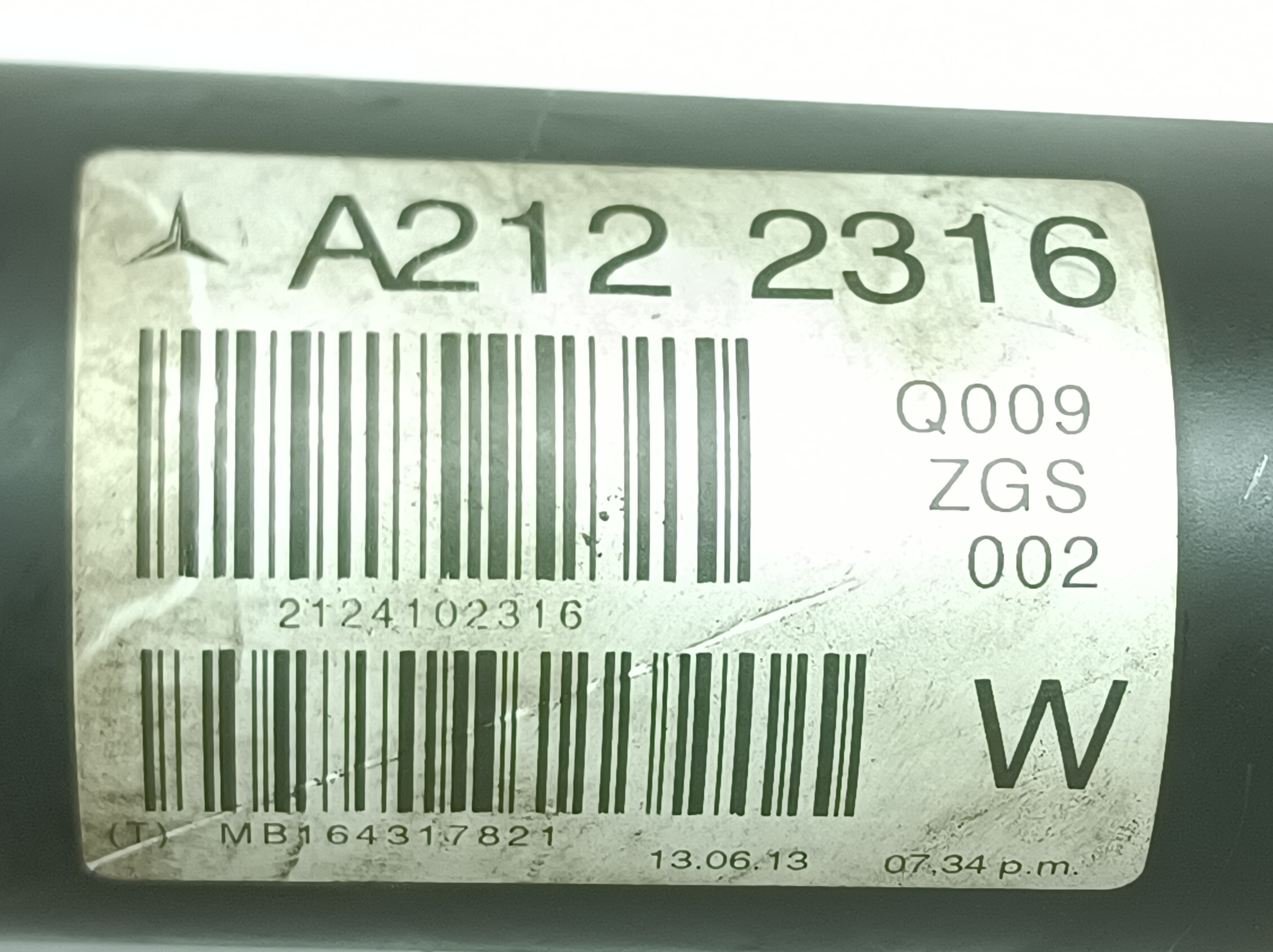 Transmission centrale MERCEDES-BENZ Classe E (W212) Imagem-3