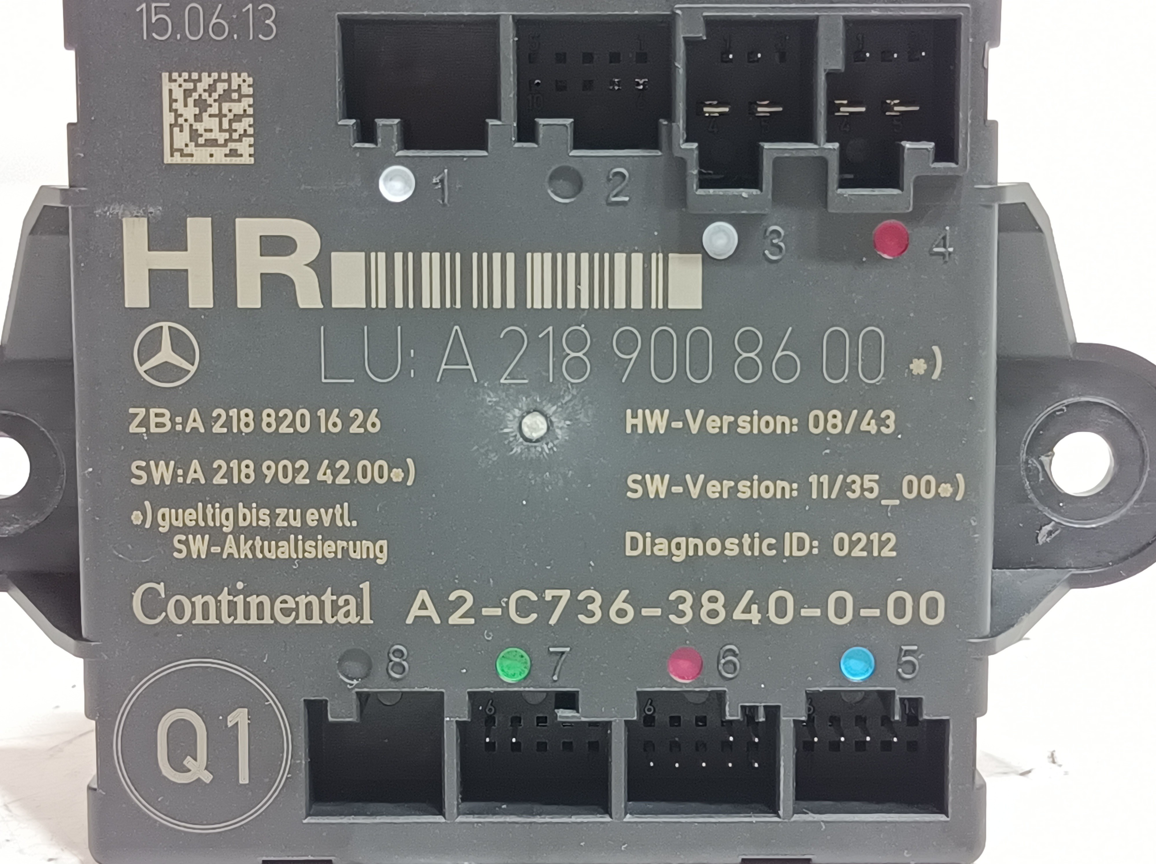 Módulo porta trás direito MERCEDES-BENZ Classe E (W212) Imagem-2