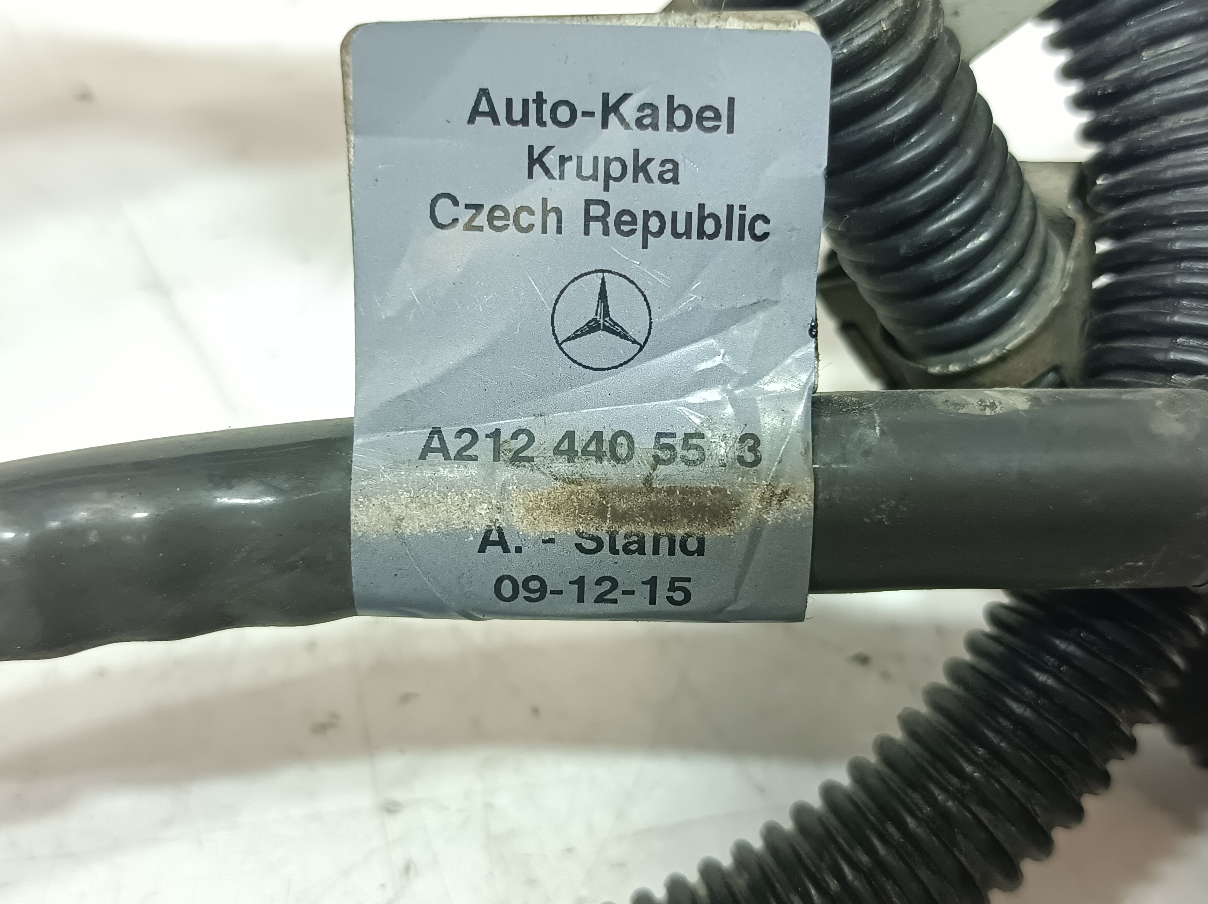 Câble négatif de batterie MERCEDES-BENZ Classe E Carrinha (S212) Imagem-1