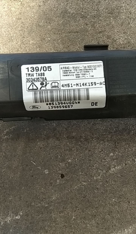Airbag cortina direito FORD Focus II (DA_) Imagem-1