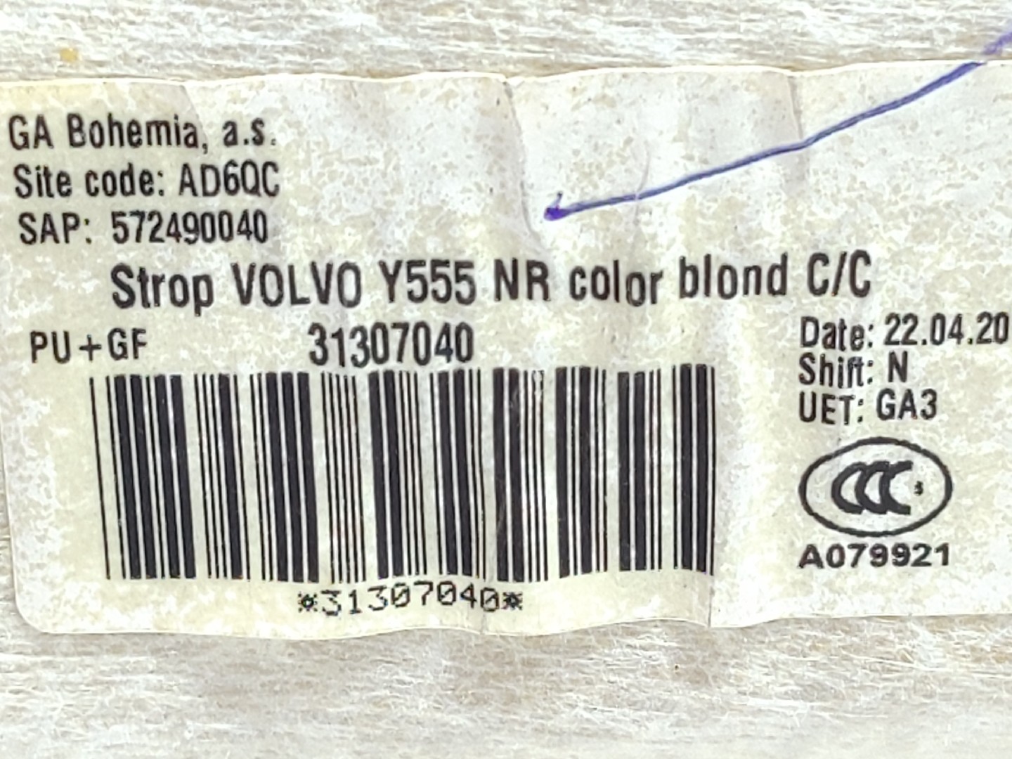 Revêtement de toit VOLVO V40 Hatchback Imagem-2