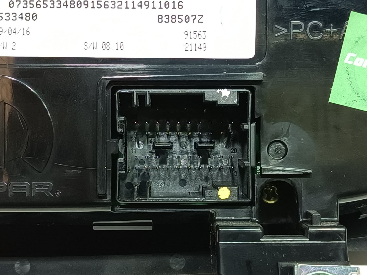 Botão / interruptor do AC FIAT Tipo Hatchback (357_) Imagem-2