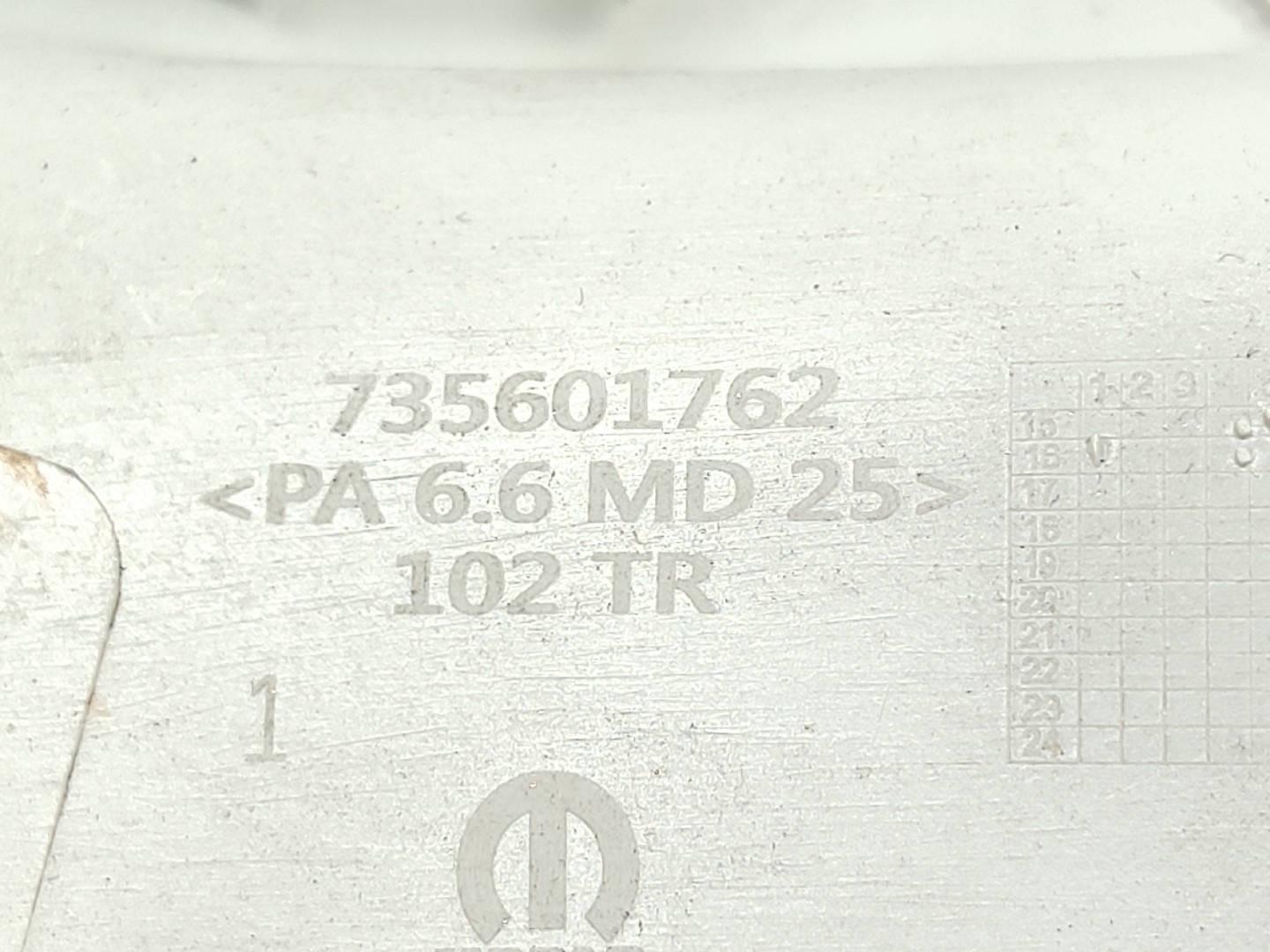 Interior rear-view mirror FIAT Tipo Hatchback (357_) Imagem-2