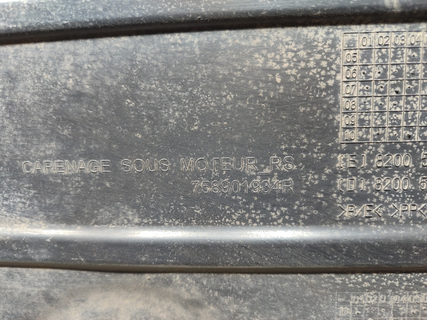 Protezione inferiore del motore RENAULT Clio IV (BH_) Imagem-2