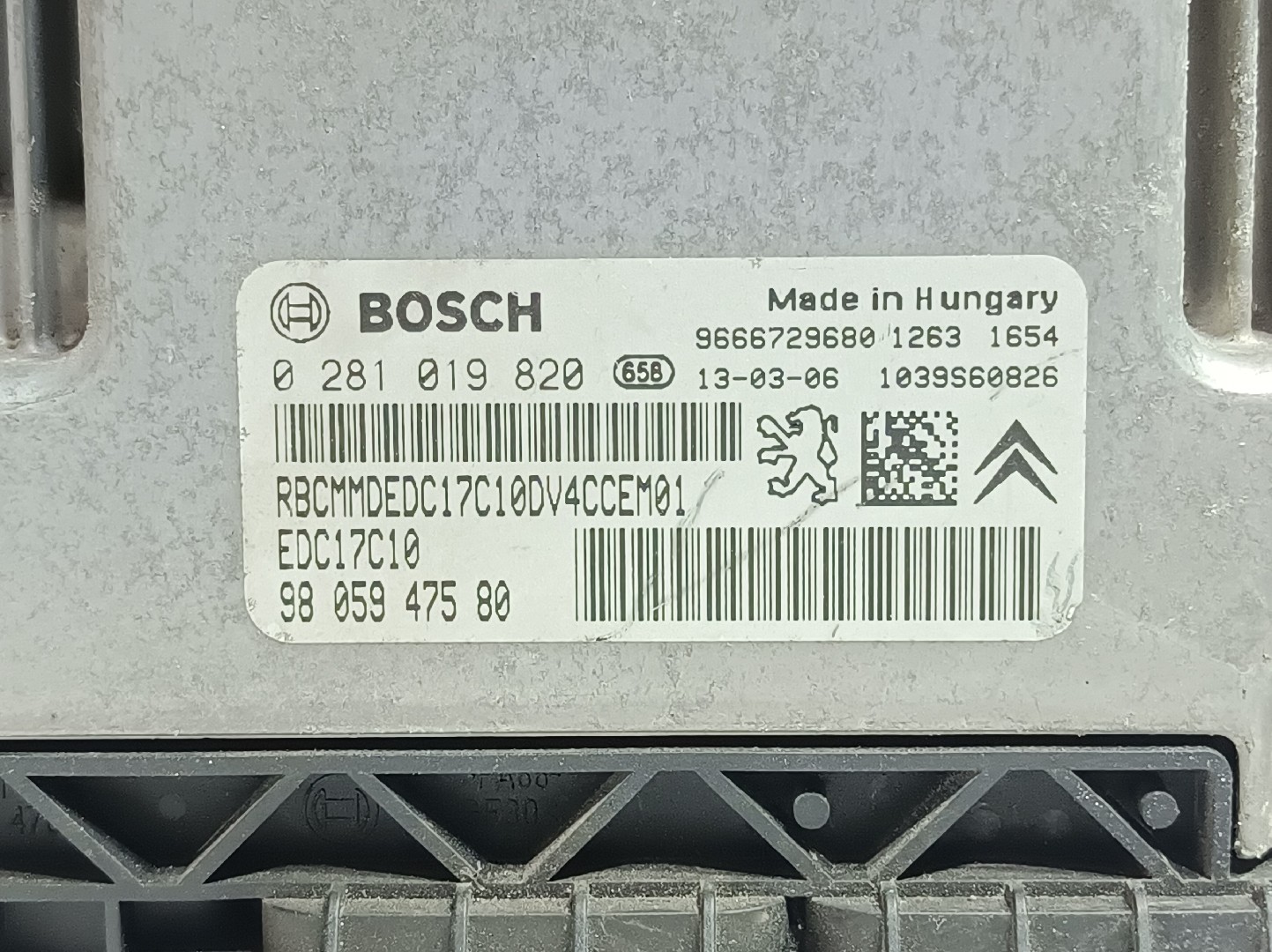 Calculateur /  Unité de contrôle moteur PEUGEOT 208 Imagem-3