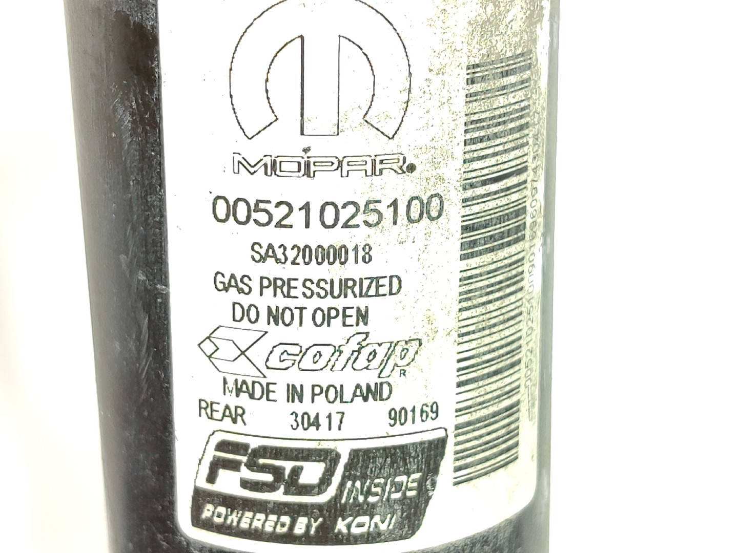 Left Rear Shock Absorber FIAT Tipo Hatchback (357_) Imagem-1