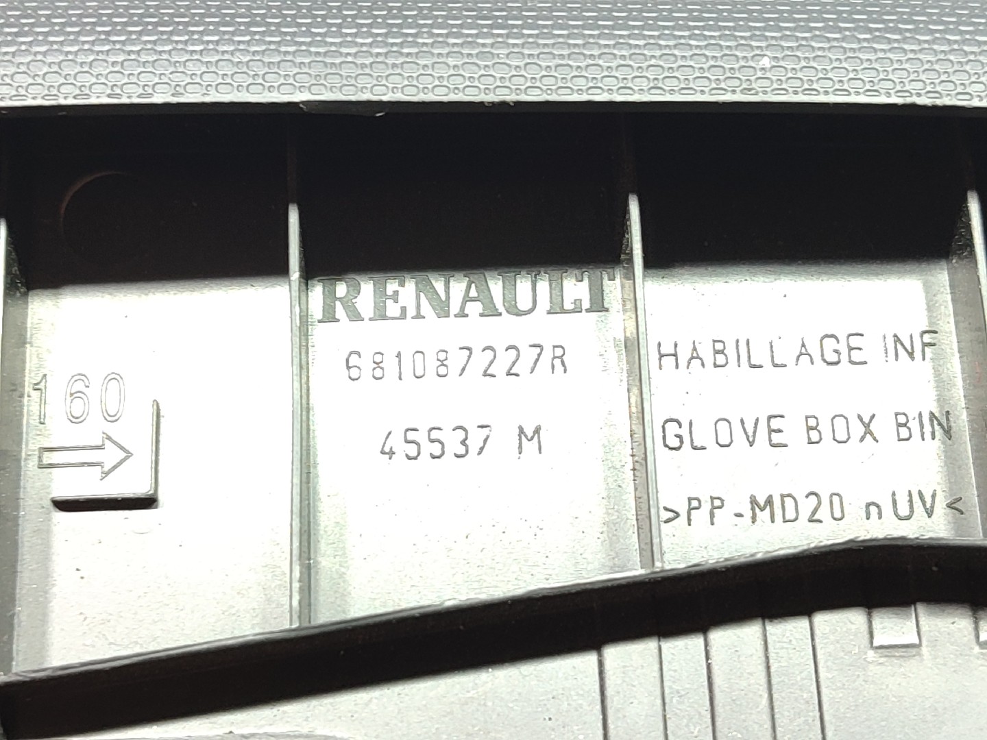 Boîte à gants RENAULT Clio IV (BH_) Imagem-2