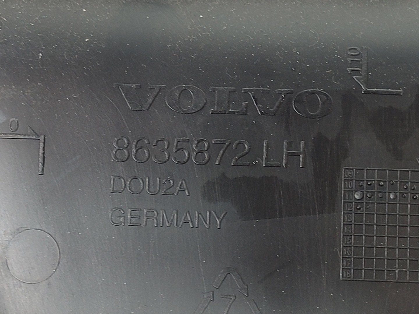 Forra porta / quartela trás esquerda VOLVO S60 II (134) Imagem-7