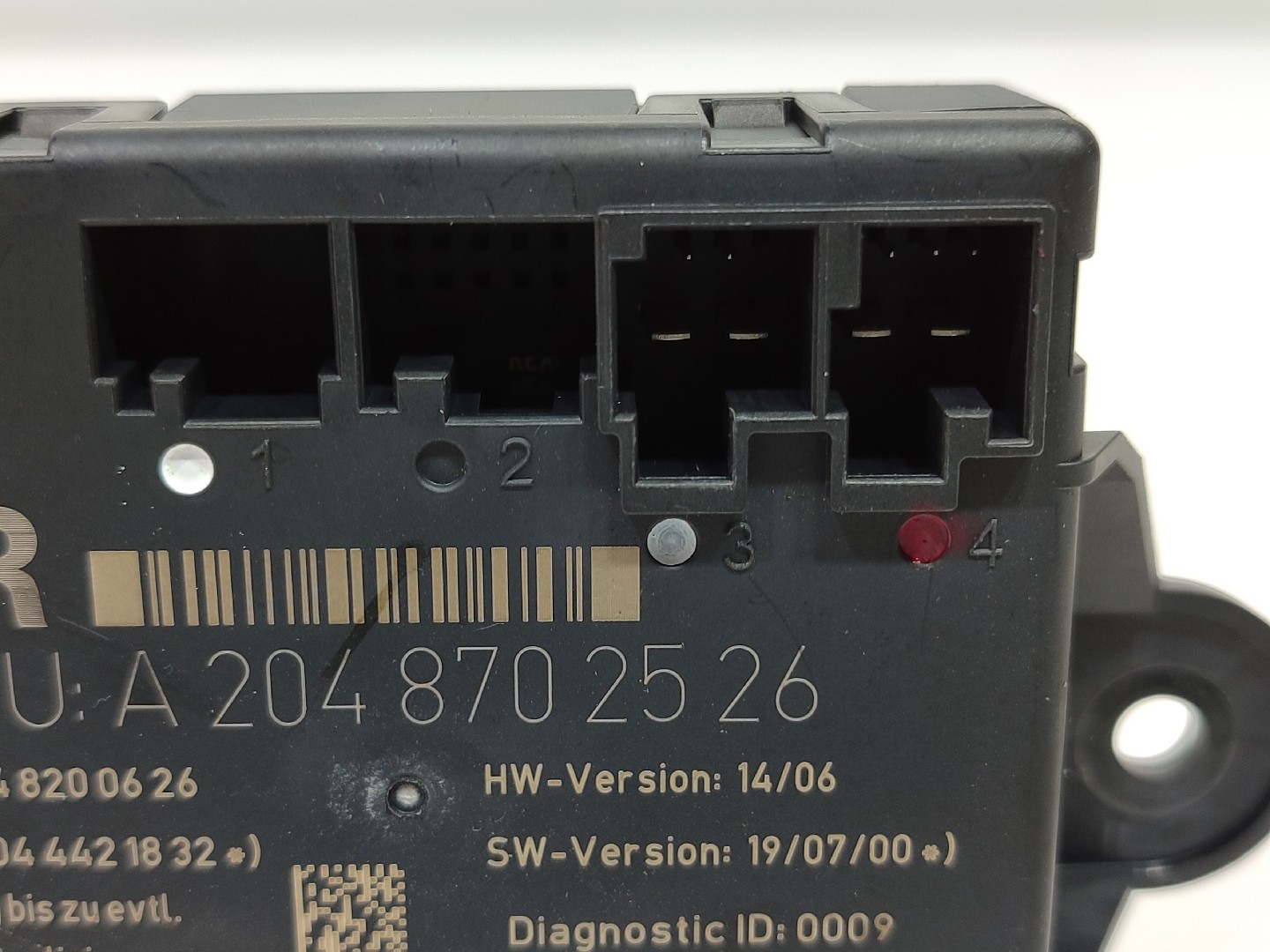 Right rear Door Unit Module MERCEDES-BENZ Classe C (W204) Imagem-2