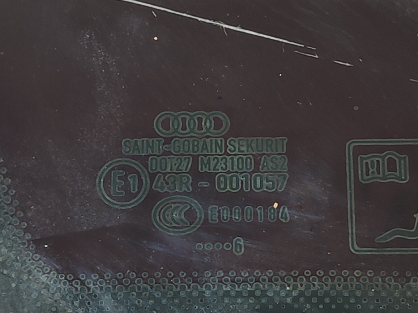 Vetro del pannello posteriore sinistro AUDI A4 (8EC, B7) Imagem-1