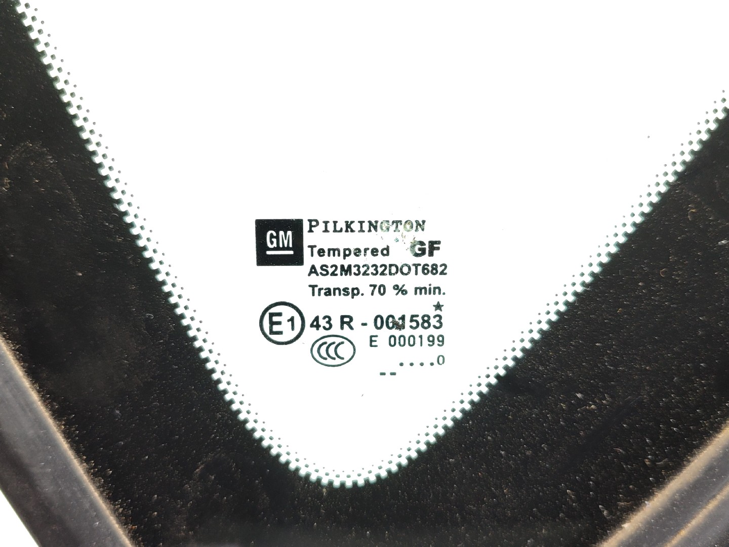 Left rear quarter glass OPEL Astra J Imagem-1