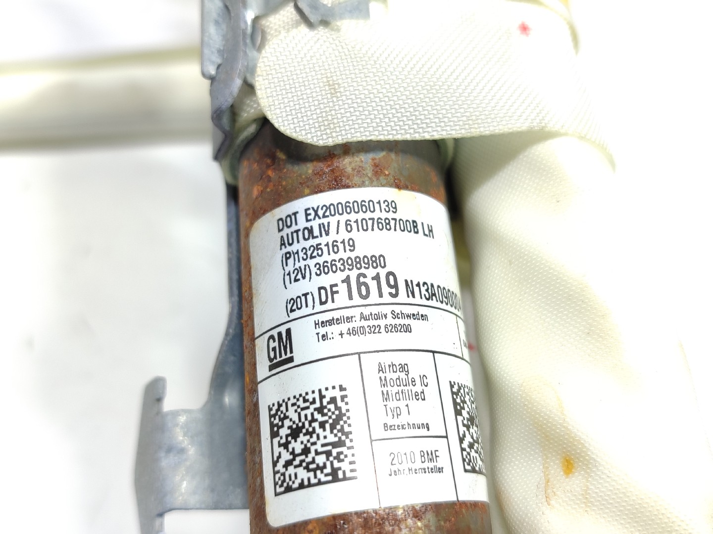 Airbag Cortinha Izquierdo OPEL Astra J Imagem-1