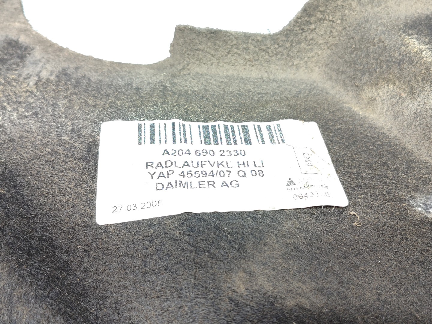 Paso rueda trasero izquierdo MERCEDES-BENZ Classe C (W204) Imagem-2