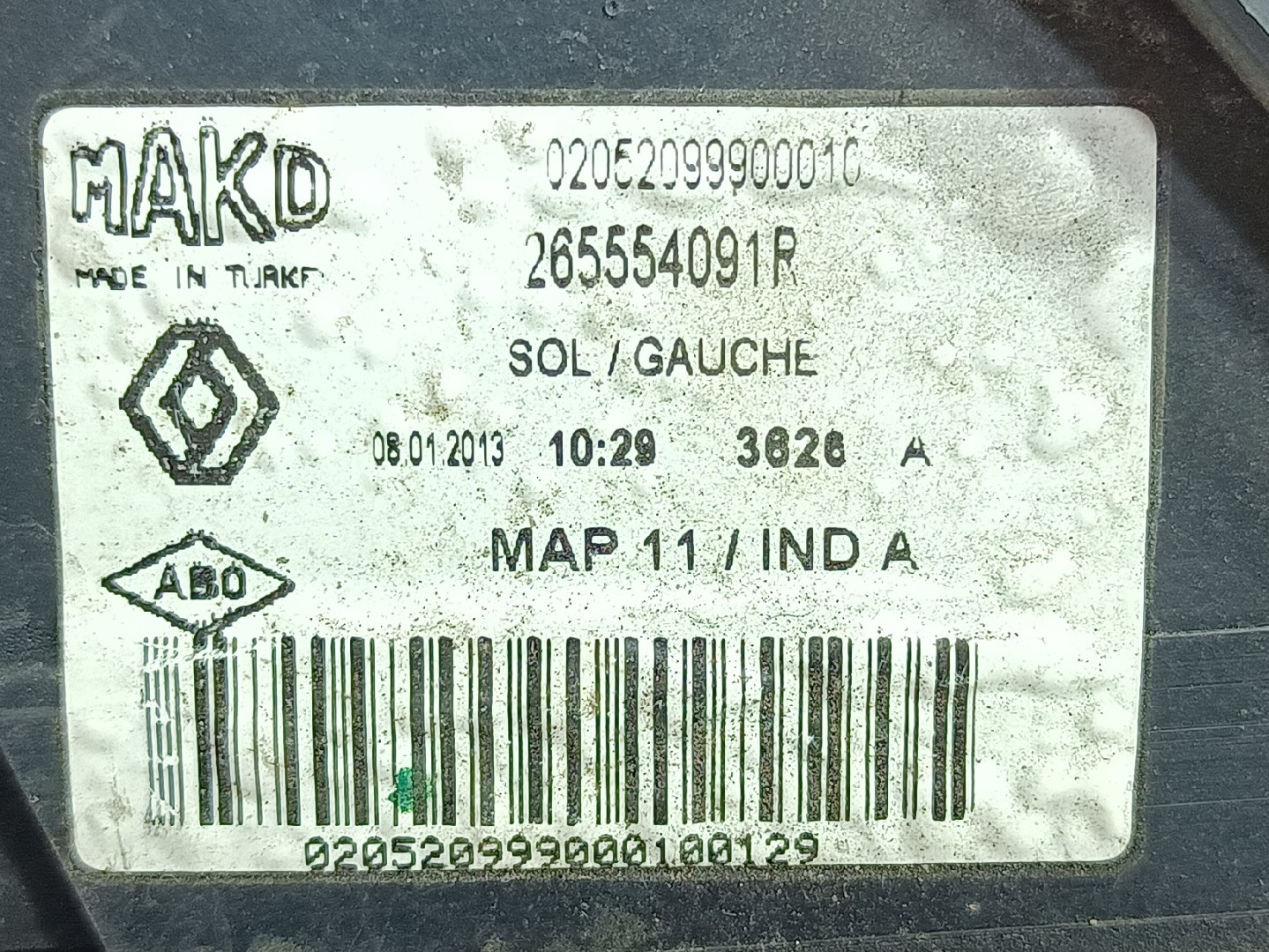 Left Tail light RENAULT Clio IV (BH_) Imagem-3