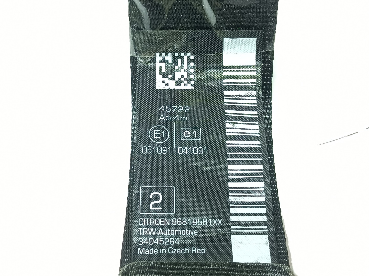 Cinto trás direito CITROËN DS3 Imagem-2