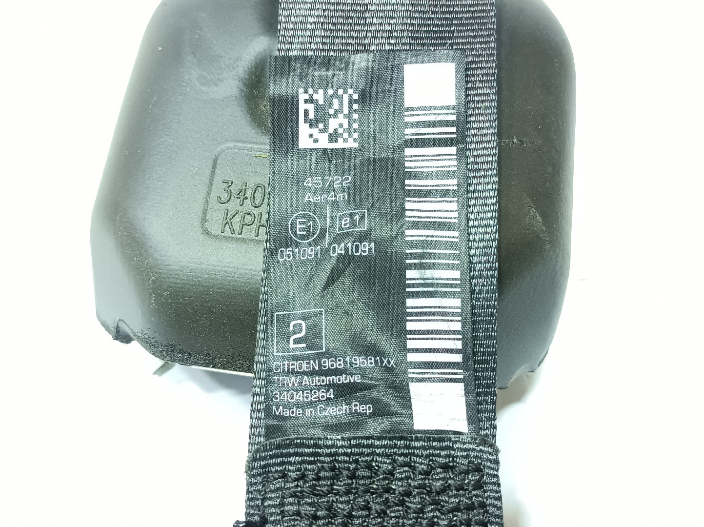 Left rear seatbelt CITROËN DS3 Imagem-2