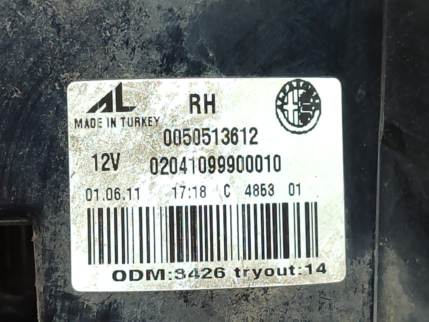 Farolim direito ALFA ROMEO Giulietta (940_) Imagem-4