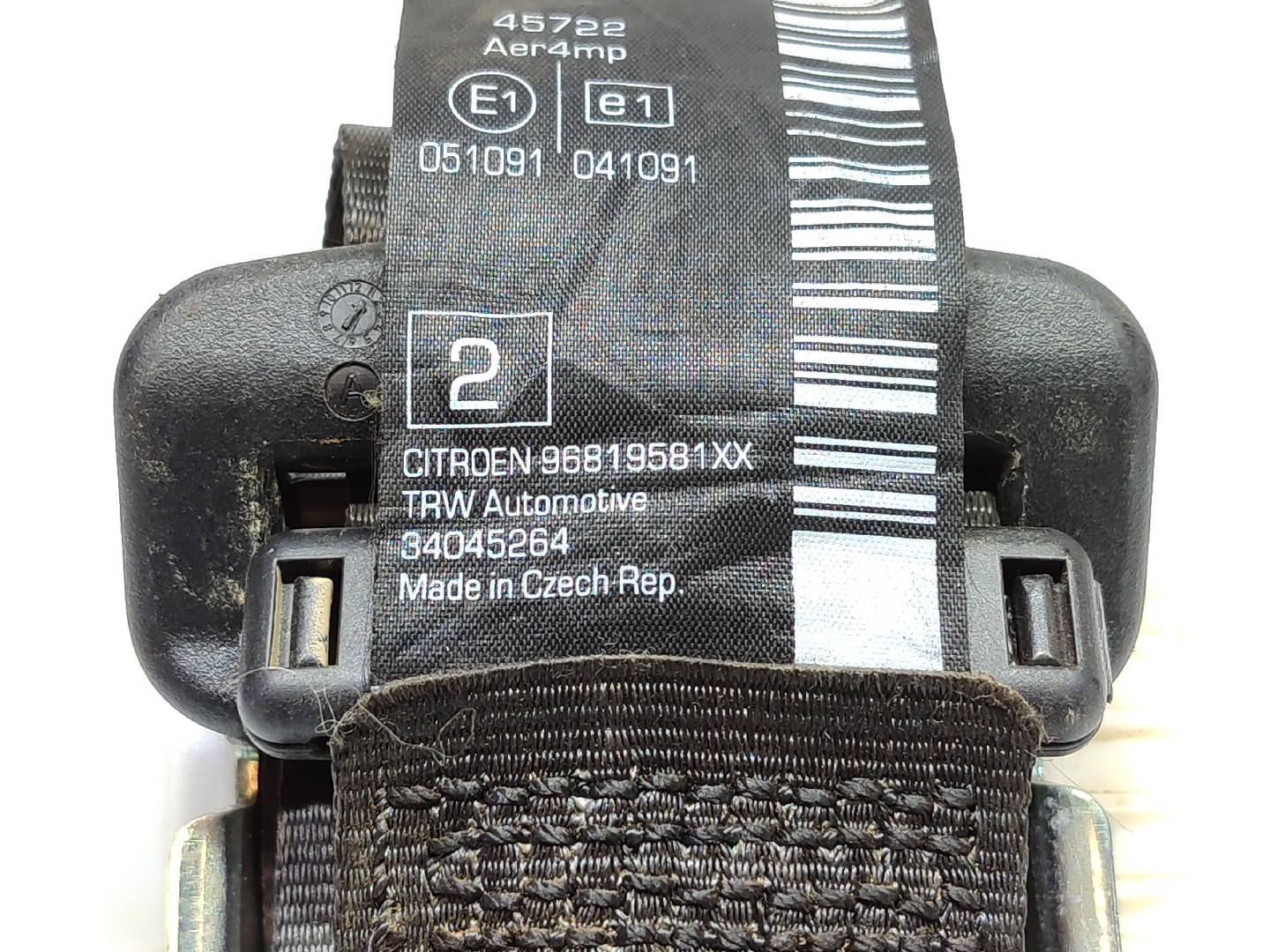Ceinture arrière Droite CITROËN DS3 Imagem-2